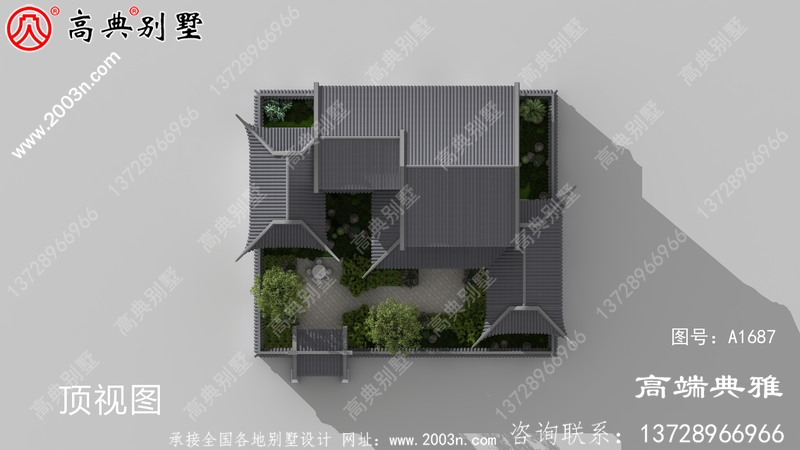 农村房屋设计图，造价在40万内，别墅造型结构精巧