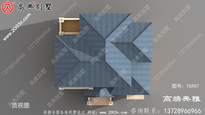 欧式三层住宅设计图纸、效果图+全套施工图带车库