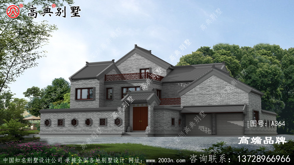新中式别墅设计图纸