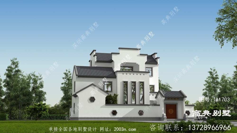 实惠的中式风格别墅