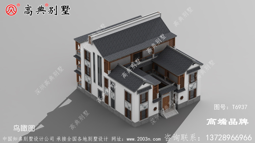 中式别墅户型为业主提供更完美的居住环境