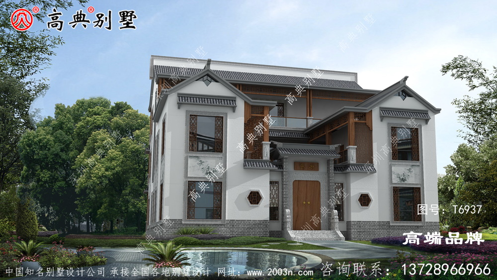 中式别墅户型为业主提供更完美的居住环境